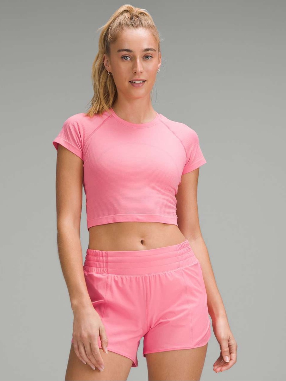 Lululemon Swiftly Tech Cropped Short-Sleeve Shirt 2.0
